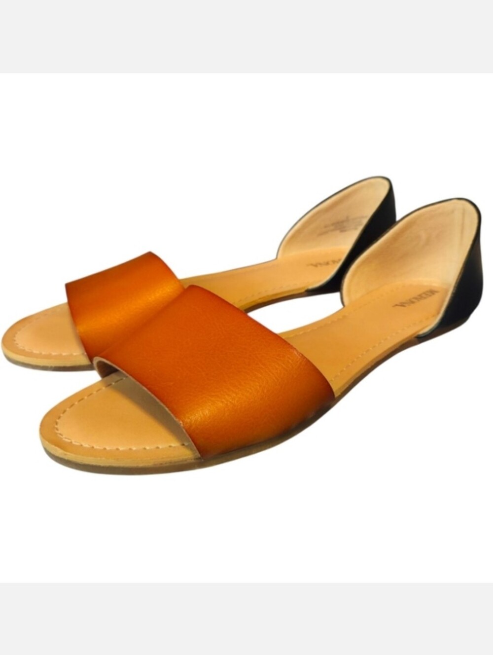 Merona Catalina Cognac Flat Sandles